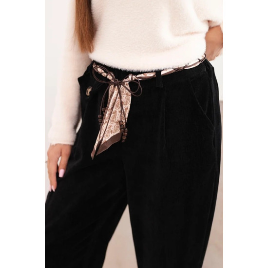 Sieviešu bikses melnā krāsā Rica