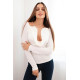 Sieviešu balta blūze