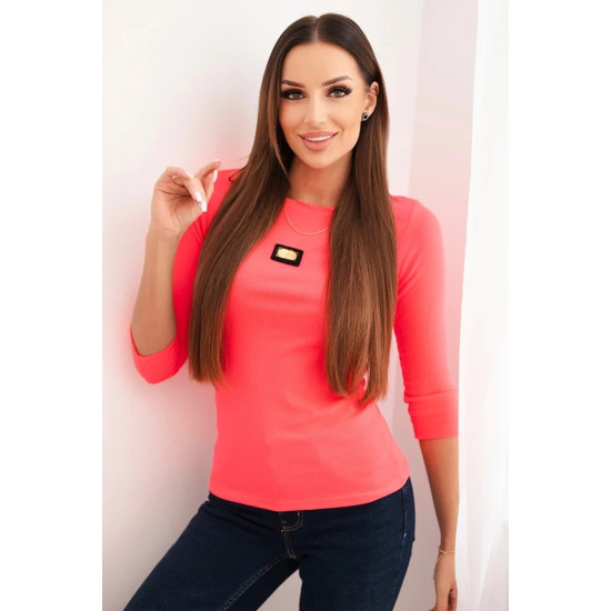 Sieviešu rozā neona blūze Carla