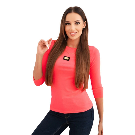 Sieviešu rozā neona blūze Carla