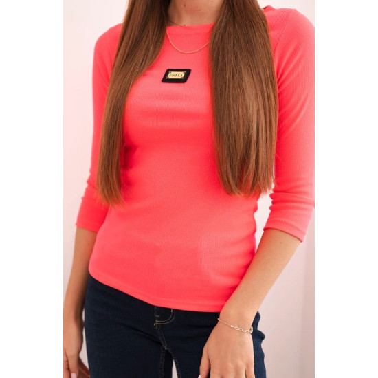 Sieviešu rozā neona blūze Carla