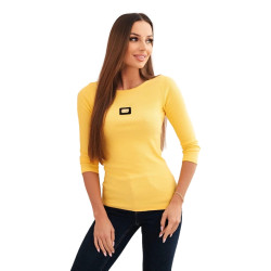 Sieviešu dzeltenā blūze Carla