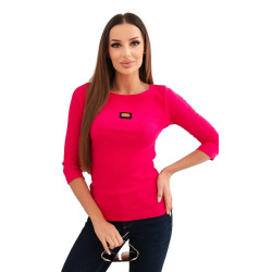Sieviešu spilgti rozā blūze Carla