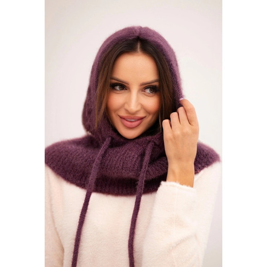 Sieviešu tumši violeta cepure Berlin