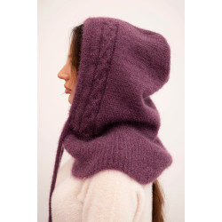 Sieviešu tumši violeta cepure Berlin