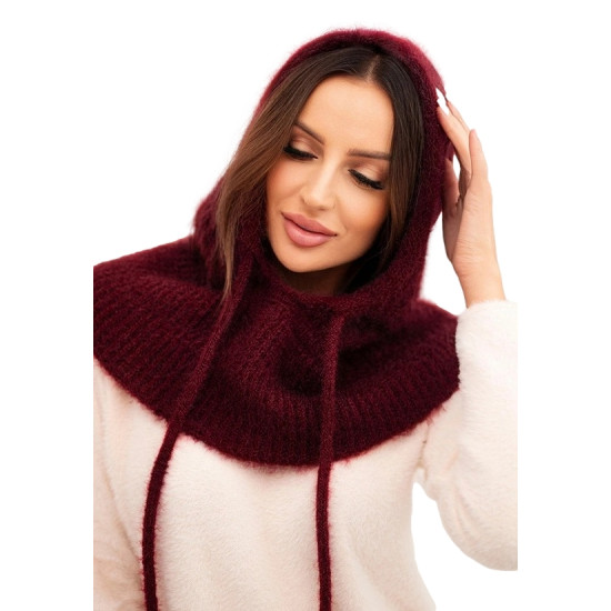 Sieviešu bordo krāsas cepure Berlin