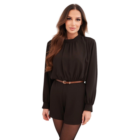 Sieviešu kombinezoni brūnā krāsā Elic