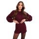 Sieviešu bordo krāsas kombinezons Elic