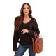 Brązowy kardigan damski Elin