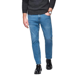 Vīriešu zilie džinsi Andre
