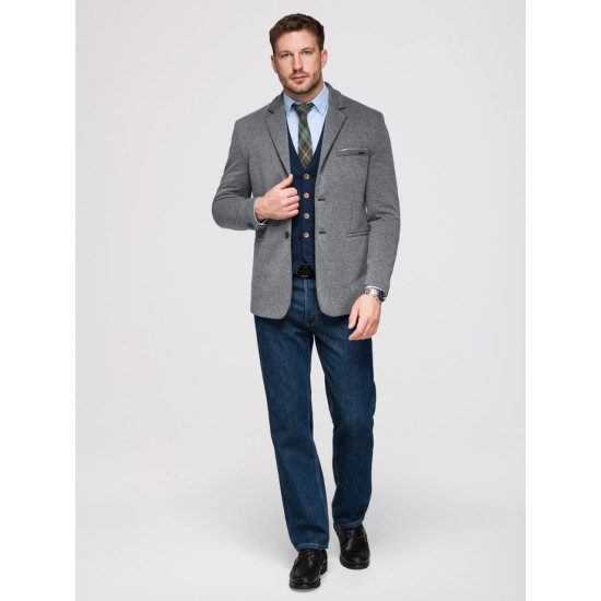 Vīriešu tumši pelēka žakete Ben