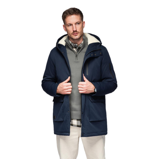 Vīriešu tumši zila ziemas jaka Elot