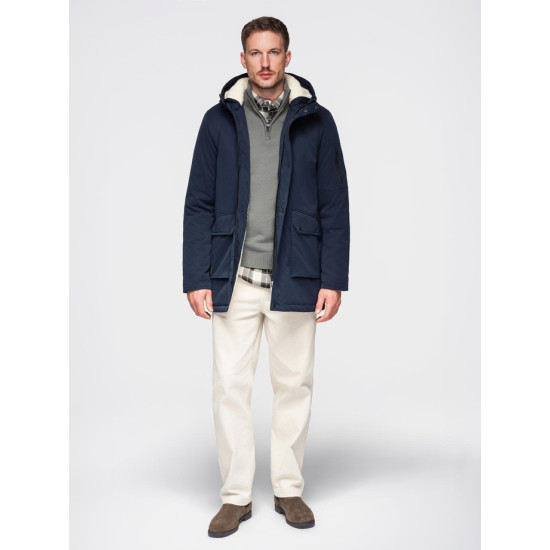 Vīriešu tumši zila ziemas jaka Elot