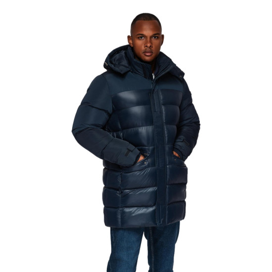 Vīriešu tumši zila ziemas jaka Brod