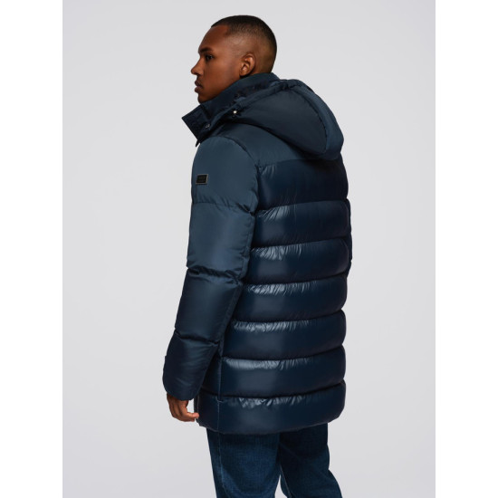 Vīriešu tumši zila ziemas jaka Brod