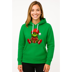 Zaļš džemperis ar kapuci Girnčas