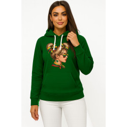 Sieviešu tumši zaļš džemperis Lietuvaitė