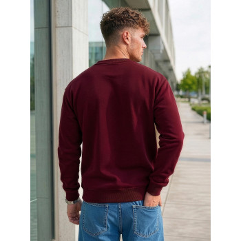 Vīriešu bordo krāsas džemperis Telšiai