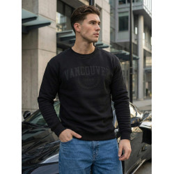 Melns džemperis ar kapuci Kanāda