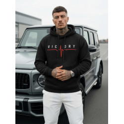 Vīriešu melns džemperis Victory