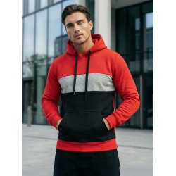 Vīriešu sarkans džemperis Lonzo