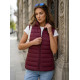 Sieviešu bordo krāsas veste ar kapuci Senti Sieviešu vestes