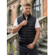 Lider stepēta vīriešu melna veste Vestes