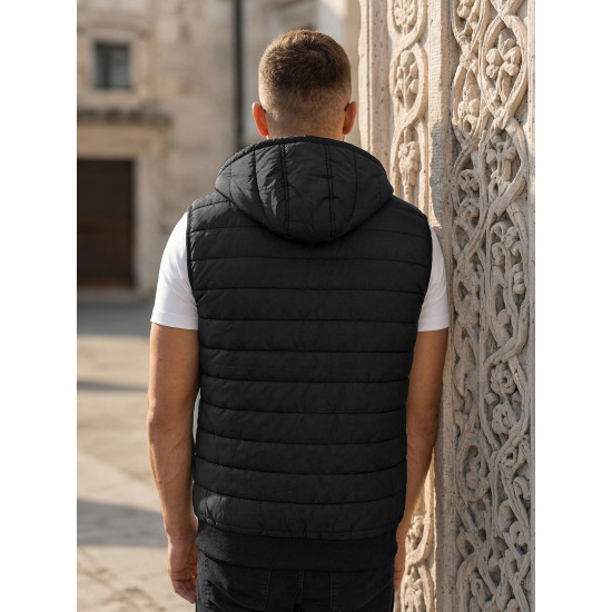 Vīriešu melnā veste Minel Vestes