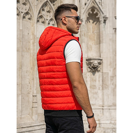 Sarkana vīriešu veste Minel JS/MY88Z