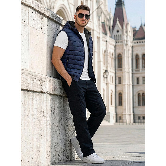 Vīriešu tumši zila veste Minel Vestes