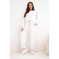 Sieviešu balts ikdienas komplekts Isabel