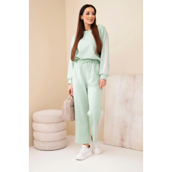 Sieviešu piparmētru komplekts ar svītrām Ambi