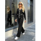 Women's two-piece black set Artist Women's suits