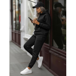 Sieviešu melnais treniņtērps Super