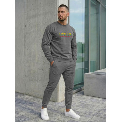 Vīriešu tumši pelēks komplekts Lietuva