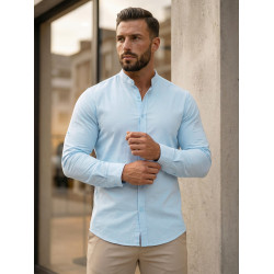 Zils elegants krekls Milet