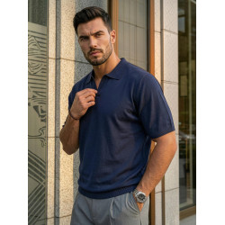 Vīriešu tumši zili polo krekli „Tyler“