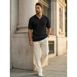 Vīriešu melni polo krekli Style