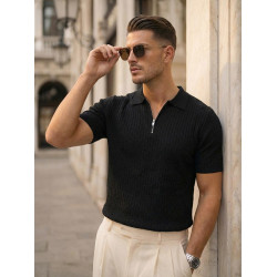 Vīriešu melni polo krekli Fast