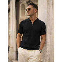 Vīriešu melni polo krekli Fast