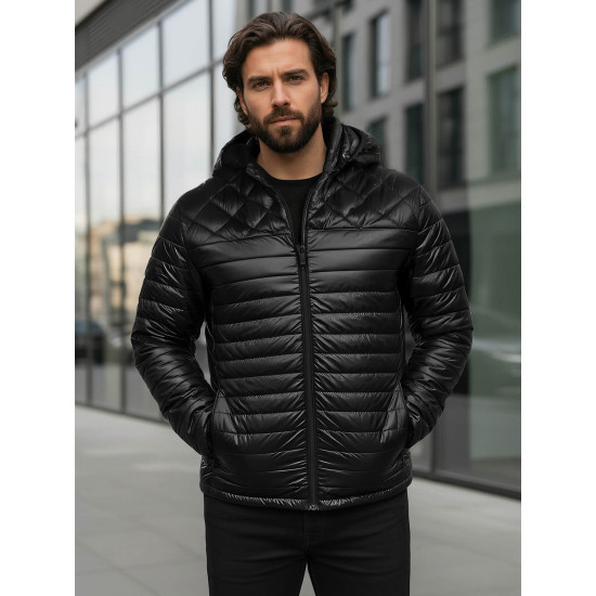 Vīriešu melna jaka Astor Vīriešu jakas un mēteļi