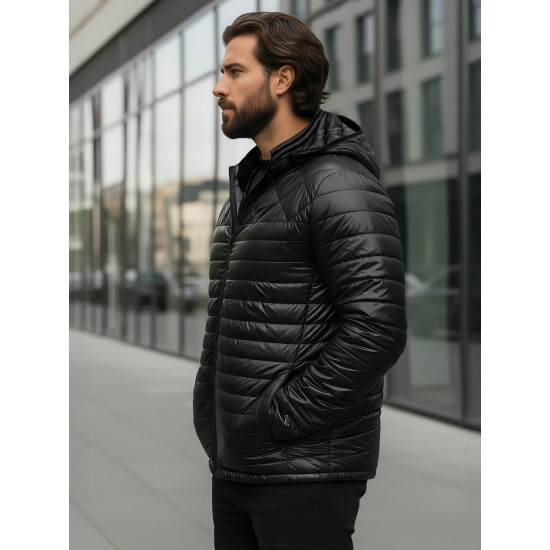 Vīriešu melna jaka Astor Vīriešu jakas un mēteļi