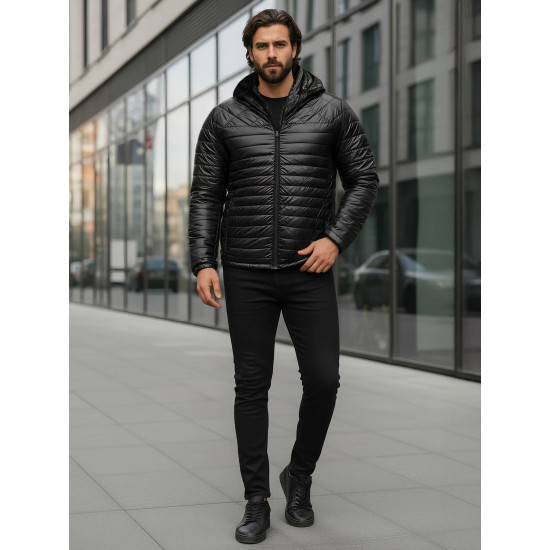 Vīriešu melna jaka Astor Vīriešu jakas un mēteļi