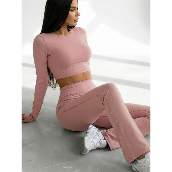 Sieviešu ikdienas rozā bikses Alin JS/17K588/7