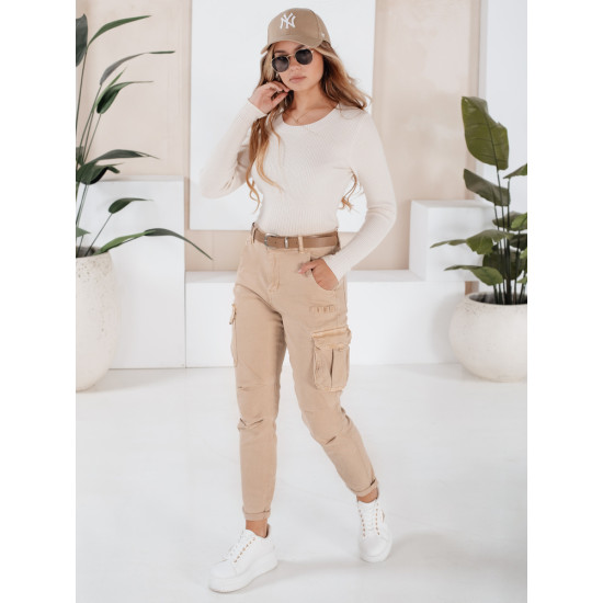 Sieviešu brūnas bikses Cargo