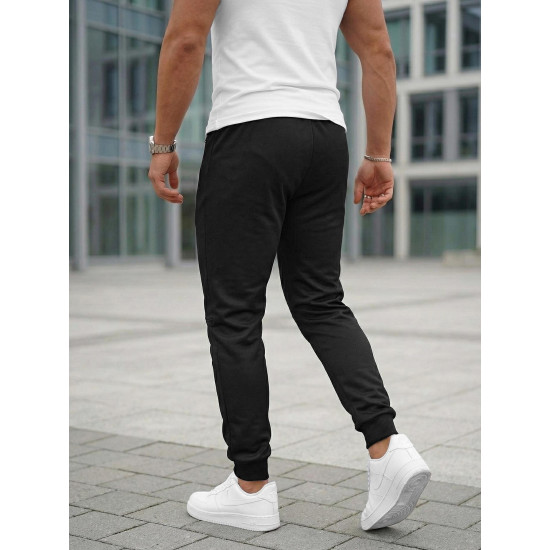 Astin vīriešu melnās bikses Gadījuma bikses