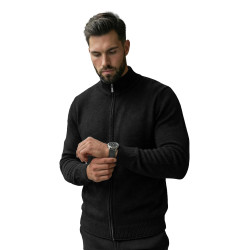 Vīriešu melns džemperis Nelson