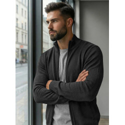 Vīriešu tumši pelēks džemperis Nelson