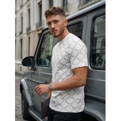 Vīriešu balts T-krekls Jeff