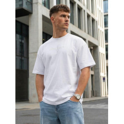 Vīriešu balta oversize T-krekls „Perfect“